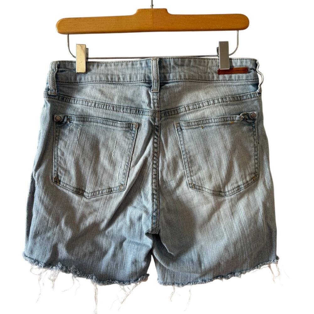 Anthropologie Pilcro cut off denim Jean Shorts light wash 27 - Picture 3 of 6